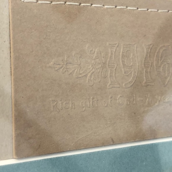 ANTIQUE FRAMED ADVERTISING CURRIE HARDWARE HAIDEE CALENDAR 1916 - Picture 5 of 8